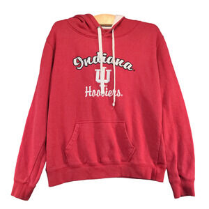 Stadium Athletics Adult Indiana Hoosiers Pullover Hoodie Sweatshirt Red Medium